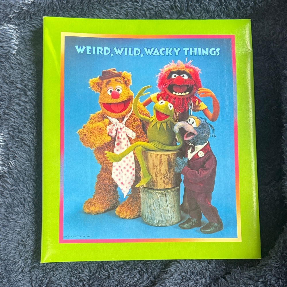 Scrapbook Weird Wild Wacky Things Book with Muppets Cover